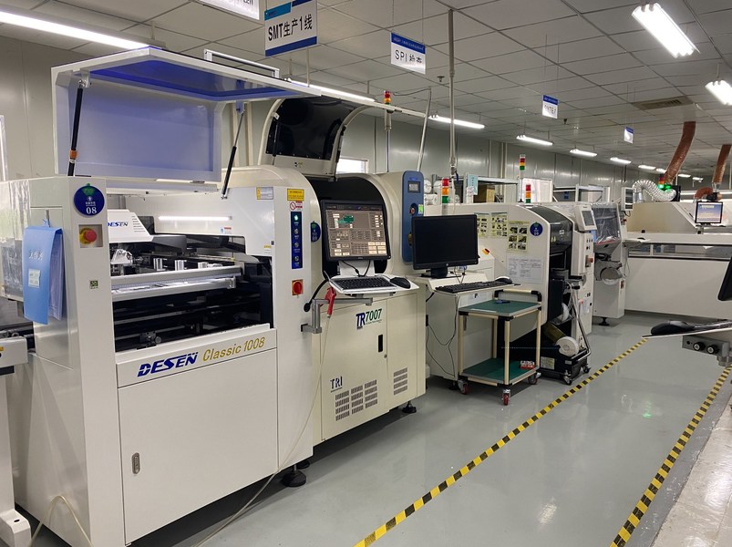 중국 SHANGHAI PUFENG OPTO ELECTRONICS TECHNOLOGY CO.,LTD. 공장 생산 라인